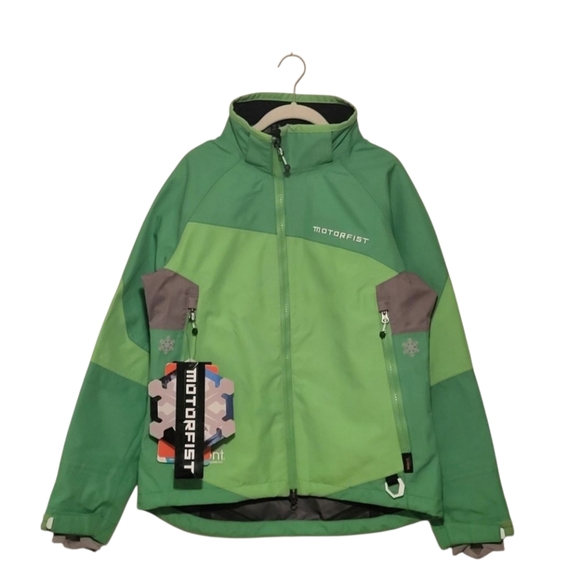 MOTORFIST Contessa Women's M Jacket Green Lime Waterproof Snowmobile Ski NWT - Picture 1 of 12